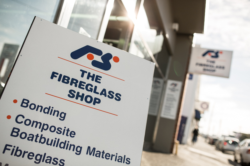 New Signage for the Fibreglass Shop in Argyle Street Hobart